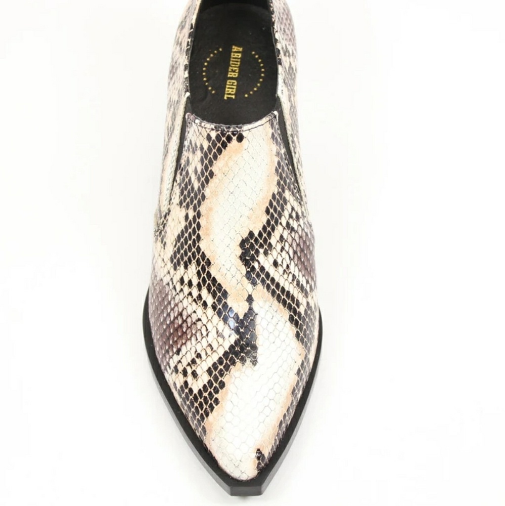 ARider Girlš“Snakeskin Booties - Picture 2 of 8
